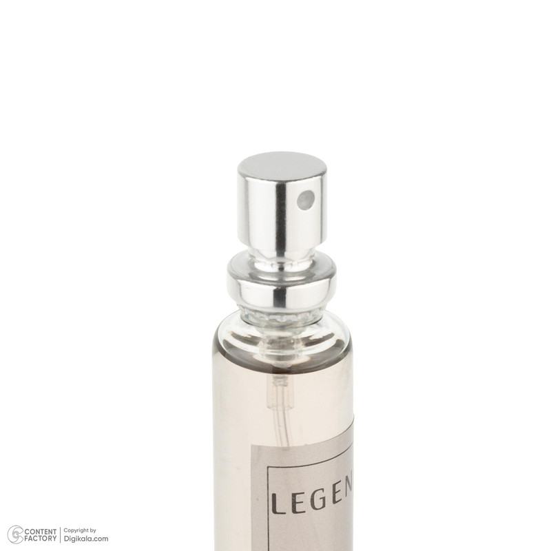 عطر جیبی مردانه صندل مدل LEGEND با رایحه شیرین، خنک حجم 25 میلیلیتر