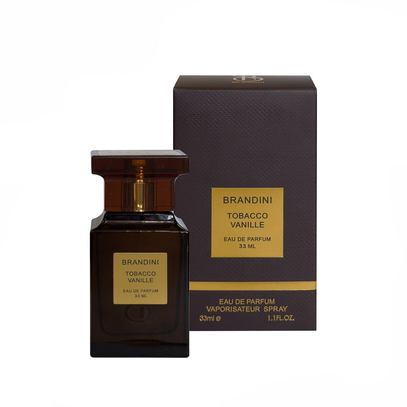 عطر جیبی برندینی مدل TOBACCO VANILLE با رایحه گرم حجم 33 میلیلیتر
