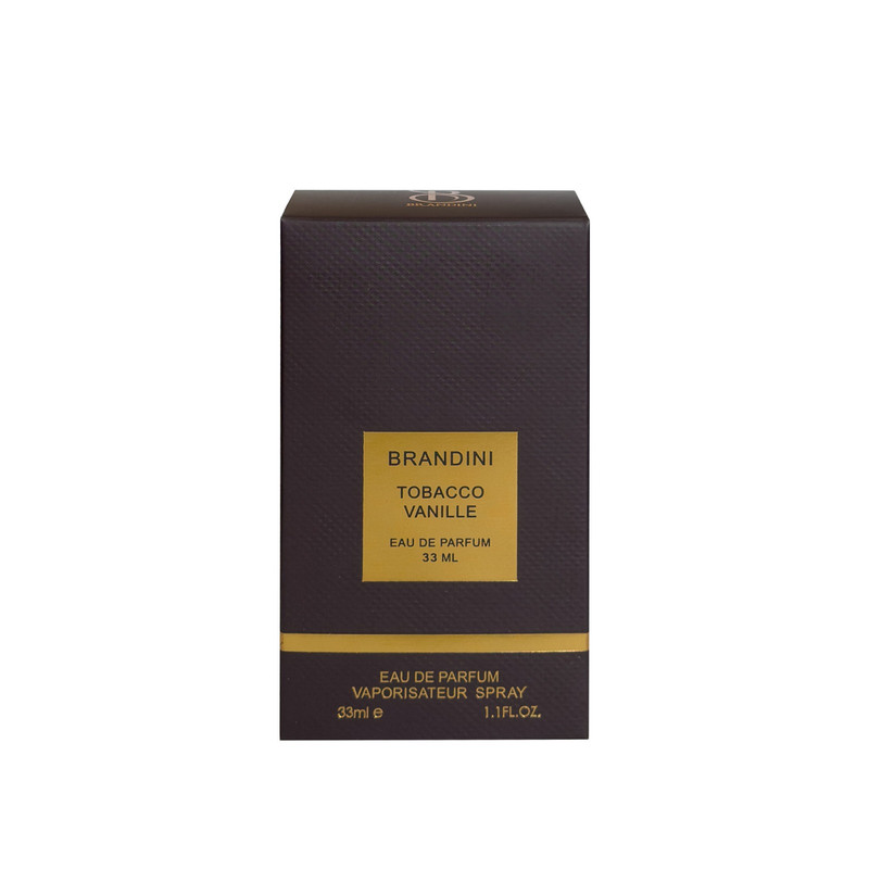 عطر جیبی برندینی مدل TOBACCO VANILLE با رایحه گرم حجم 33 میلیلیتر
