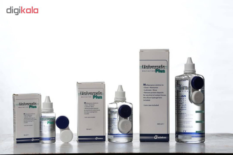 محلول شستشوی لنز شالکون مدل Universal Plus حجم 150 میلی لیتر
