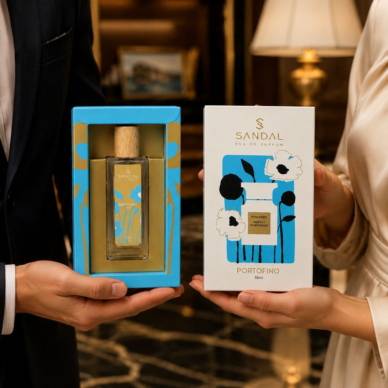 ادو پرفیوم مردانه صندل مدل tomford portofino با رایحه خنک حجم 50 میلی لیتر