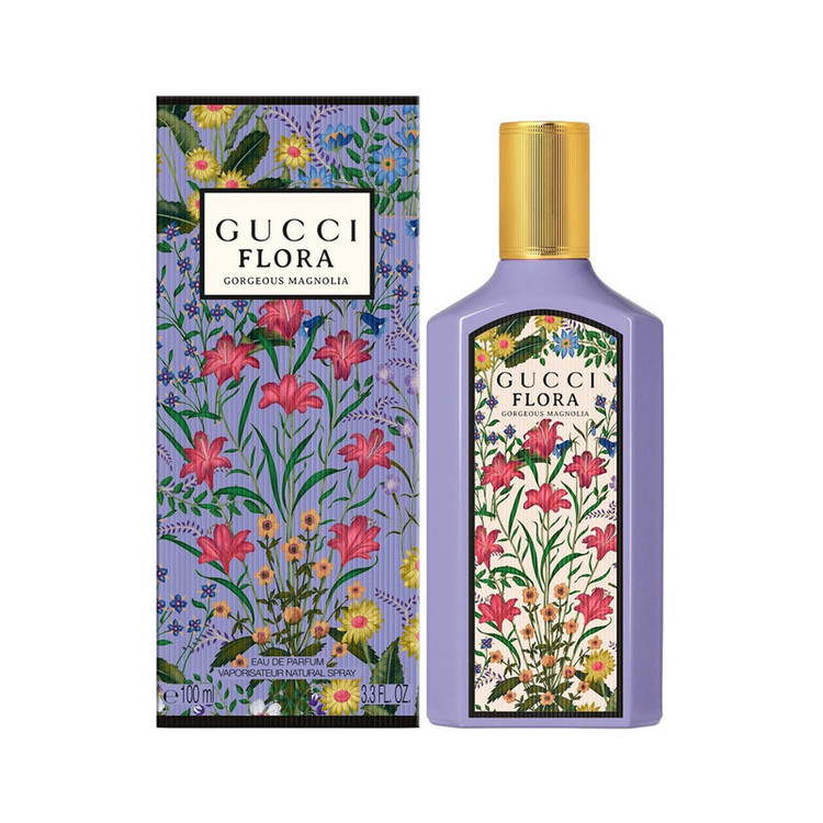 ادوپرفیوم زنانه گوچی مدل Flora Gorgeous Magnolia با رایحه خنک حجم 100 میلیلیتر