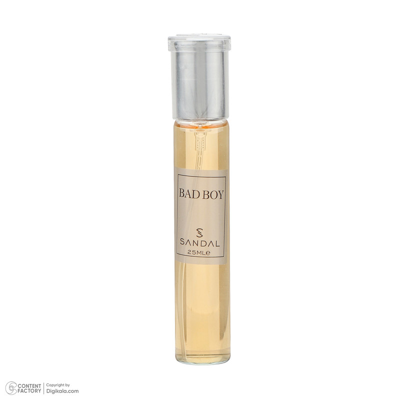 عطر جیبی مردانه صندل مدل Bad boy با رایحه خنک حجم 25 میلیلیتر