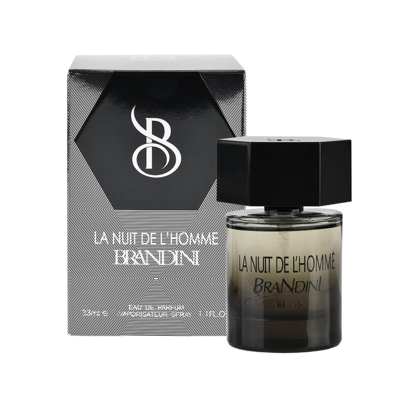 عطر جیبی مردانه برندینی مدل La Nuit de L`Homme با رایحه معتدل، تلخ حجم 33 میلیلیتر