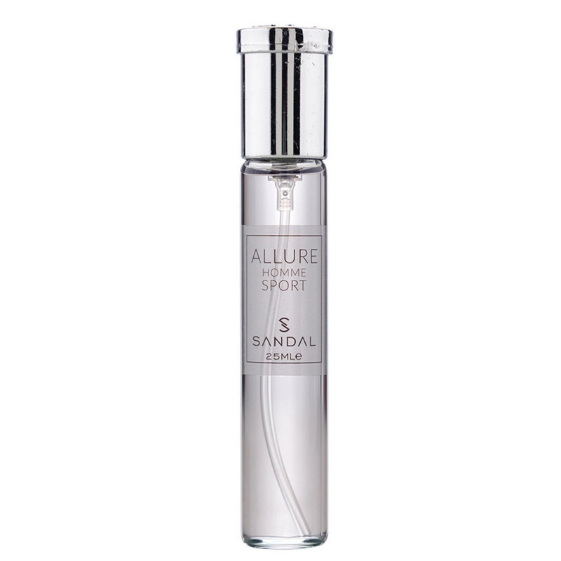عطر جیبی مردانه صندل مدل allure sport حجم 25 میلی لیتر