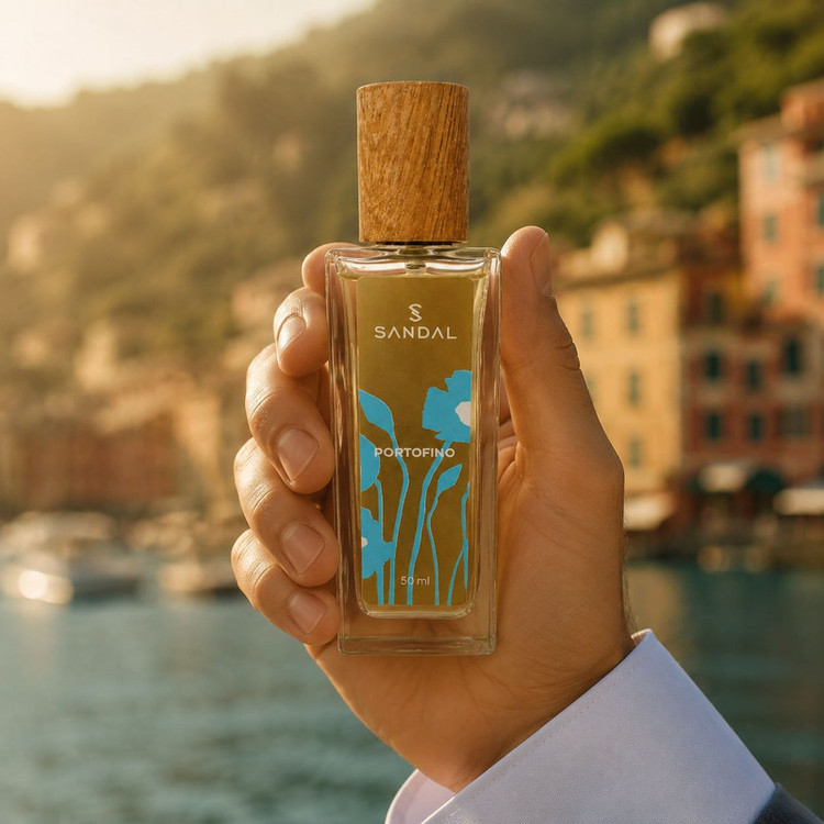 ادوپرفیوم زنانه صندل مدل Portofino با رایحه خنک حجم 50 میلیلیتر