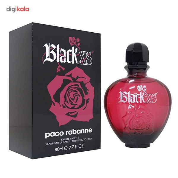 ادو تویلت زنانه پاکو رابان مدل Black XS حجم 80 میلی لیتر