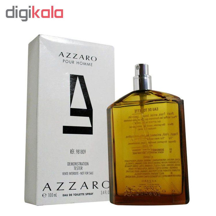 تستر ادو تویلت مردانه آزارو مدل Azzaro Pour Homme حجم 100 میلی لیتر