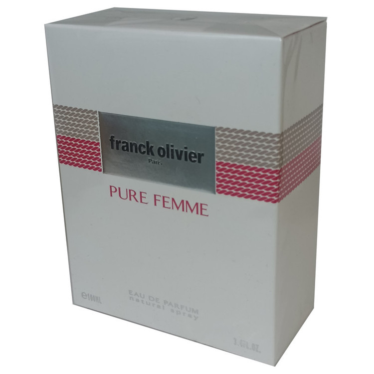 ادوپرفیوم زنانه فرانک اولیویر مدل PURE FEM با رایحه معتدل حجم 100 میلیلیتر