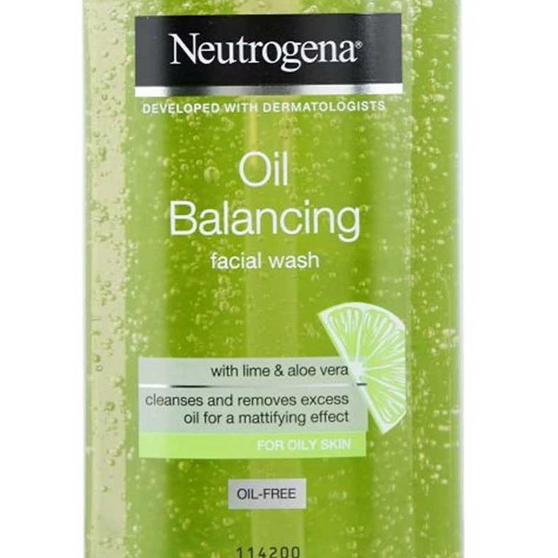 ژل شستشو صورت نوتروژینا مدل Oil Balancing حجم 200 میلی لیتر