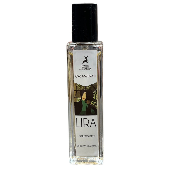عطر جیبی زنانه الحمبرا مدل CASAMORATI LIRA با رایحه گرم و شیرین حجم ۳۵ میلی لیتر