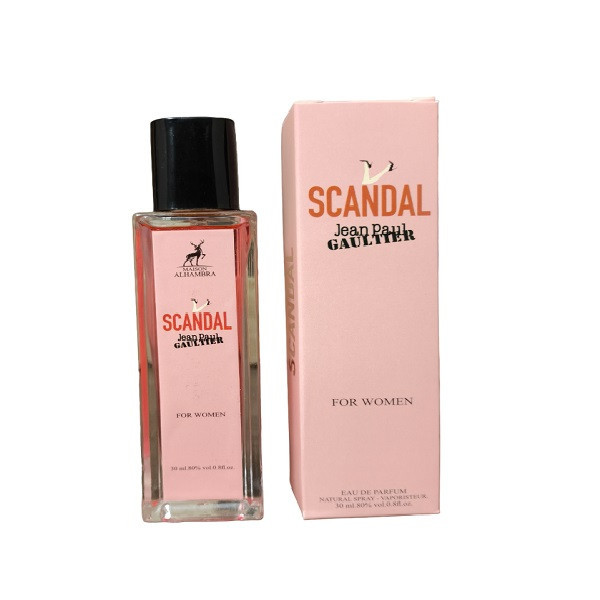 عطر جیبی الحمبرا مدل SCANDAL حجم 30 میلی لیتر