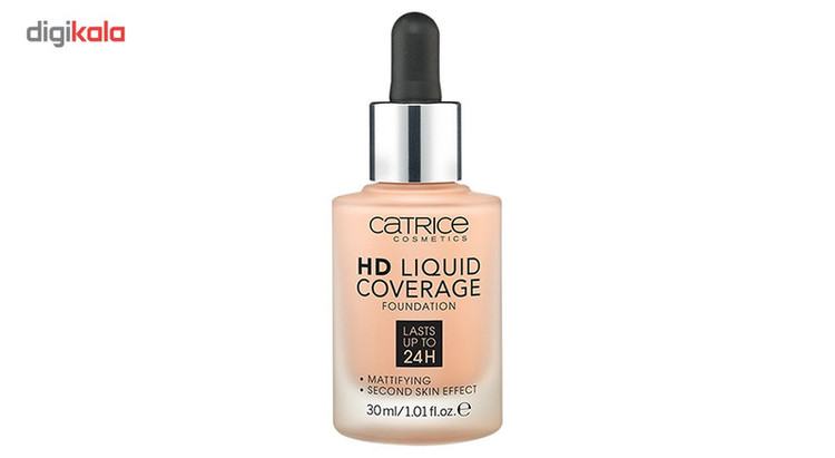 کرم پودر کاتریس سری HD مدل Liquid Coverage شماره 020