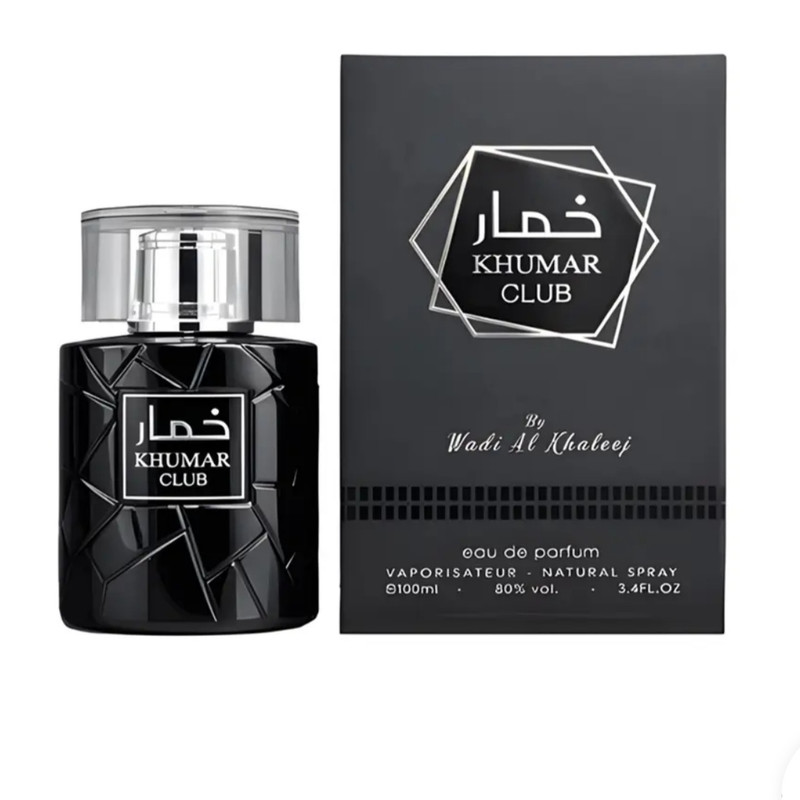 ادوپرفیوم وادی الخلیج مدل خمار کلاب با رایحه تلخ، خنک حجم 100 میلیلیتر