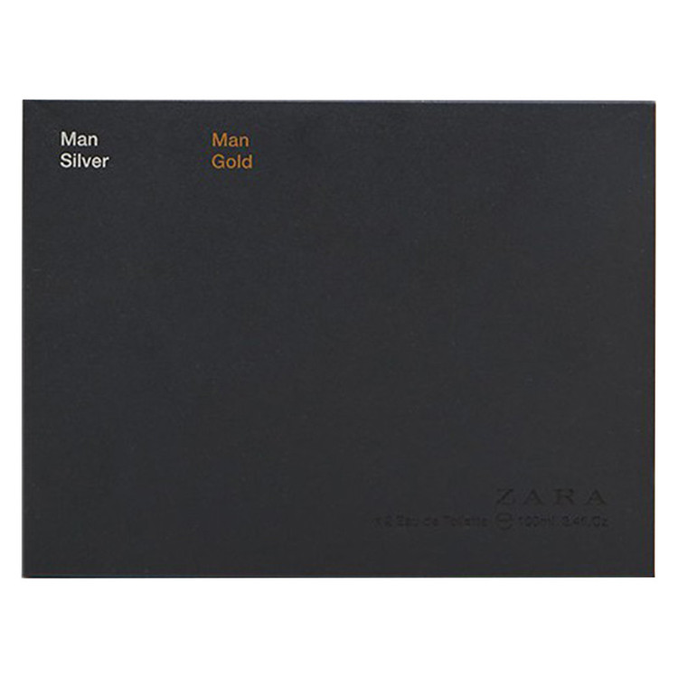 ادو پرفیوم مردانه زارا مدل Man Gold & Man Silver حجم 100 میلی لیتر
