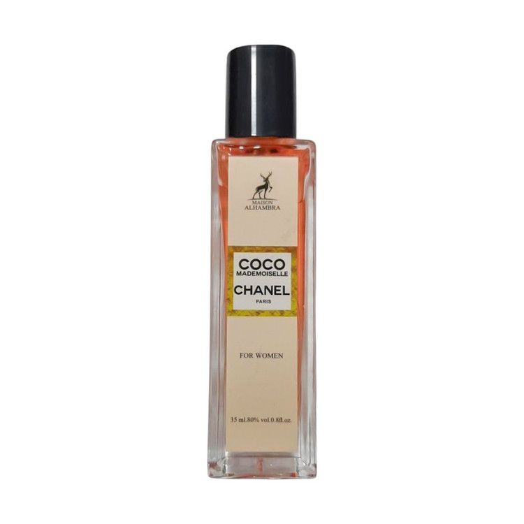 عطر جیبی زنانه الحمبرا مدل Chanel Coco Mademoiselle با رایحه خنک حجم 35 میلی لیتر