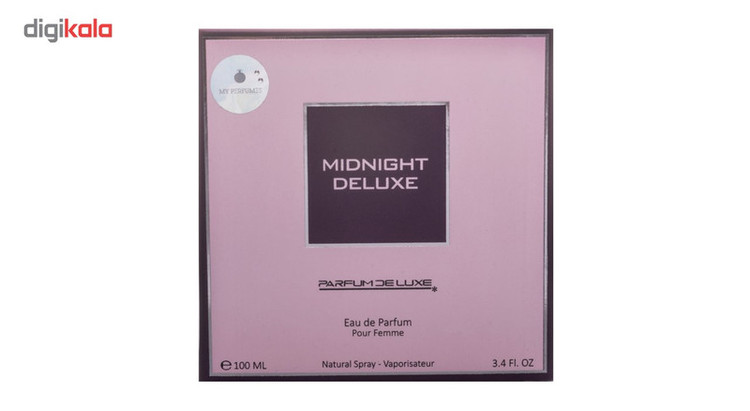 ادو پرفیوم زنانه پرفیوم دلوکس مدل Midnight Deluxe حجم 100 میلی لیتر