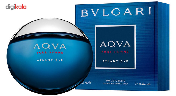ادو تویلت مردانه بولگاری مدل Aqva Pour Homme Atlantiqve حجم 100 میلی لیتر