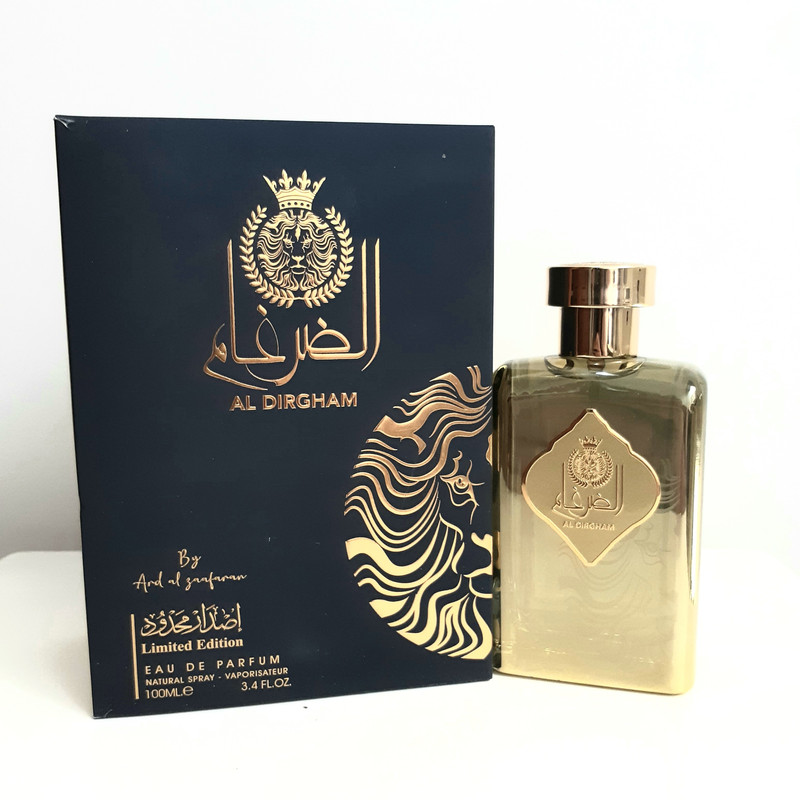 ادو پرفیوم مردانه ارض الزعفران للتجاره مدل الضرغام لیمیتد ادیشن با رایحه گرم حجم ۱۰۰میلی لیتر