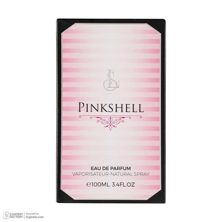 ادوپرفیوم زنانه اسپرینگ لیلیز مدل Pinkshell با رایحه خنک حجم 100 میلی لیتر