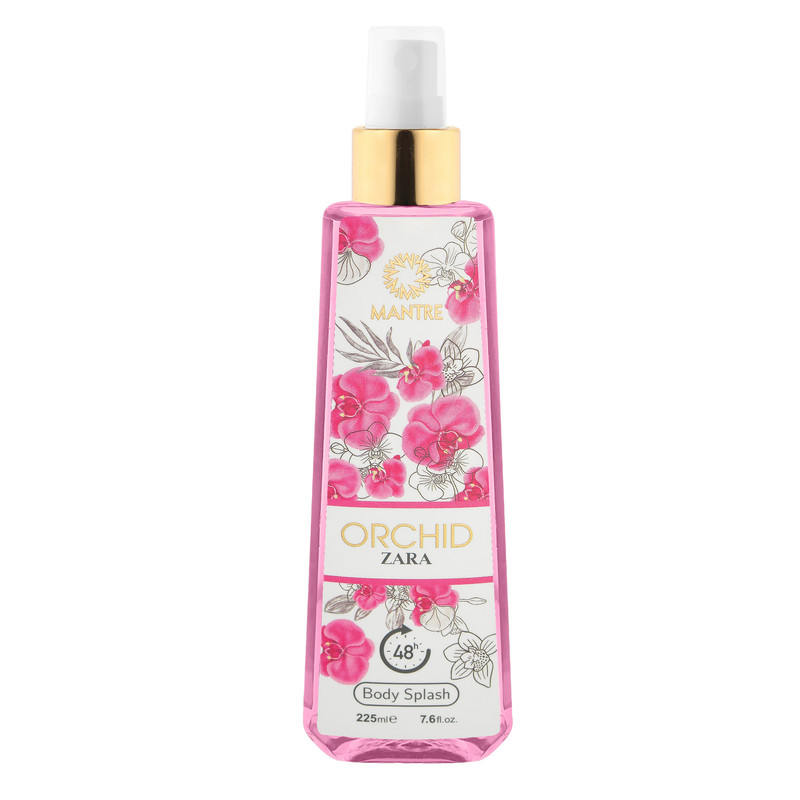 بادی اسپلش زنانه مانتره مدل Zara Orchid حجم 225 میلی لیتر