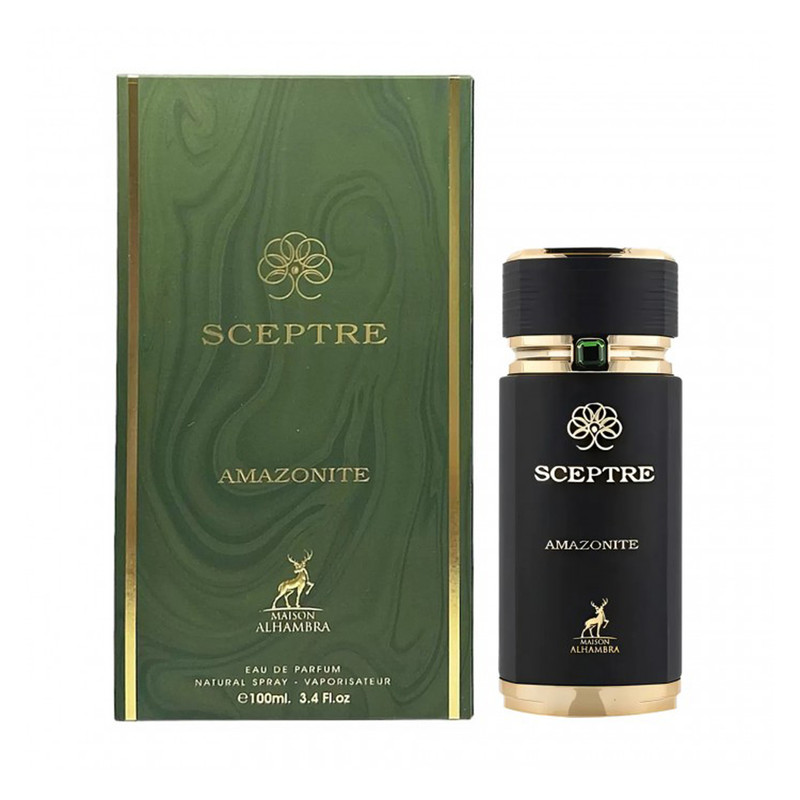 ادوپرفیوم الحمبرا مدل Sceptre Amazonite با رایحه گرم حجم 100 میلیلیتر