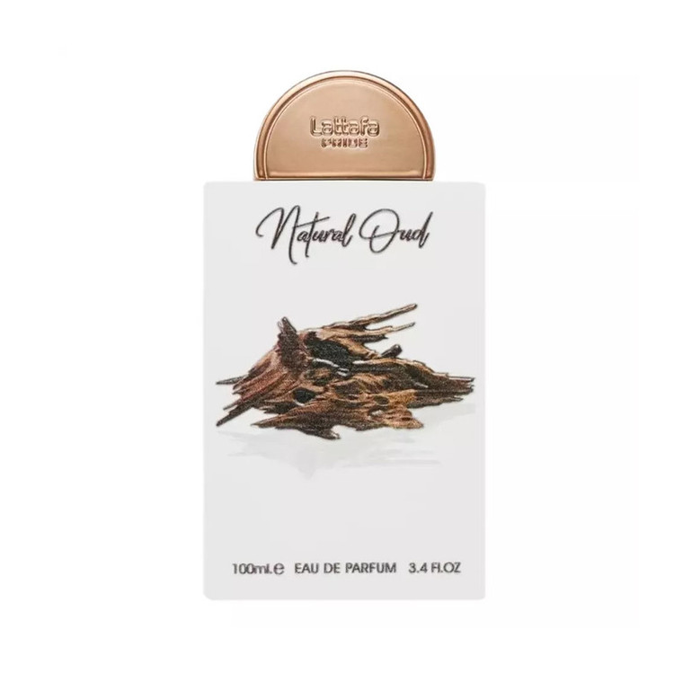 ادوپرفیوم لطافه مدل Natural Oud با رایحه گرم حجم 100 میلیلیتر