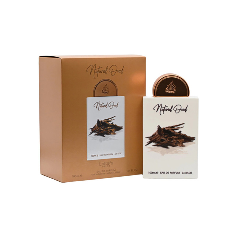 ادوپرفیوم لطافه مدل Natural Oud با رایحه گرم حجم 100 میلیلیتر