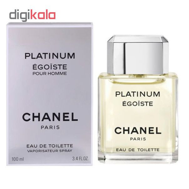 ادو تویلت مردانه شانل مدل Egoiste Platinum حجم 100 میلی لیتر