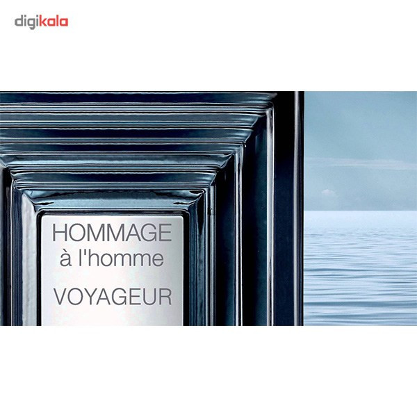 ادو تویلت مردانه لالیک مدل Hommage a l'homme Voyageur حجم 100 میلی لیتر