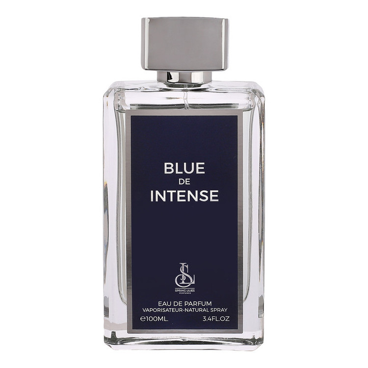 ادو پرفیوم مردانه اسپرینگ لیلیز مدل Blue De Intense با رایحه خنک حجم 100 میلی لیتر