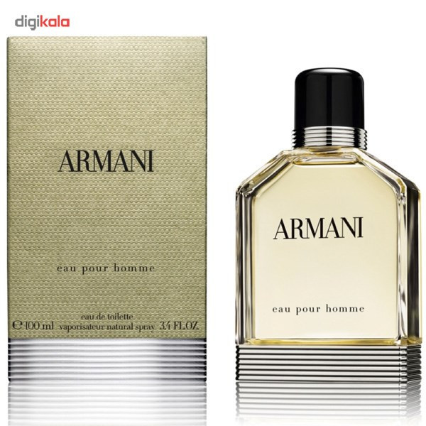 ادو تویلت مردانه جورجیو آرمانی مدل Eau Pour Homme New حجم 100 میلی لیتر