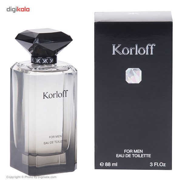 ادو تویلت مردانه کارلوف مدل Korloff Men حجم 88 میلی لیتر