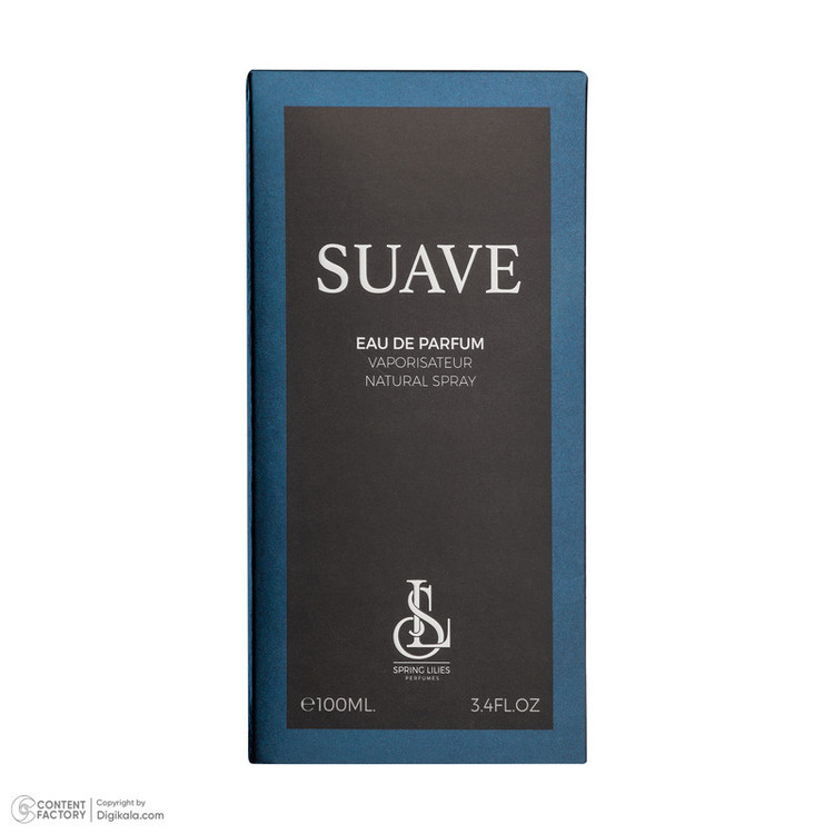 ادو پرفیوم مردانه اسپرینگ لیلیز مدل Suave با رایحه خنک حجم 100 میلی لیتر