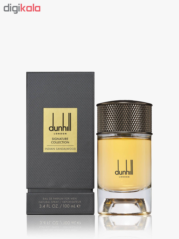 ادو پرفیوم مردانه دانهیل مدل Signature Collection Indian Sandalwood حجم 100 میلی لیتر