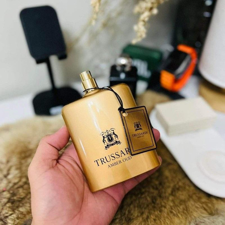 ادو پرفیوم مردانه تروساردی مدل Amber Oud حجم 100 میلی لیتر