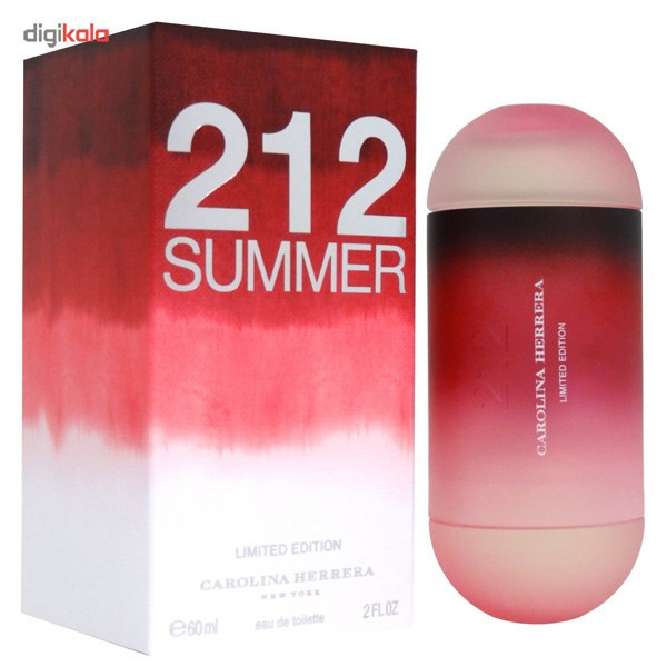 ادو تویلت زنانه کارولینا هررا مدل 212 Summer حجم 60 میلی لیتر