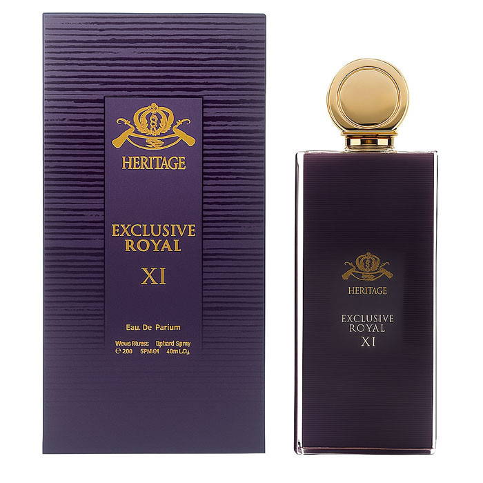 ادوپرفیوم زنانه هریتیج مدل EXCLUSIVE ROYAL XI با رایحه گرم حجم 120 میلیلیتر