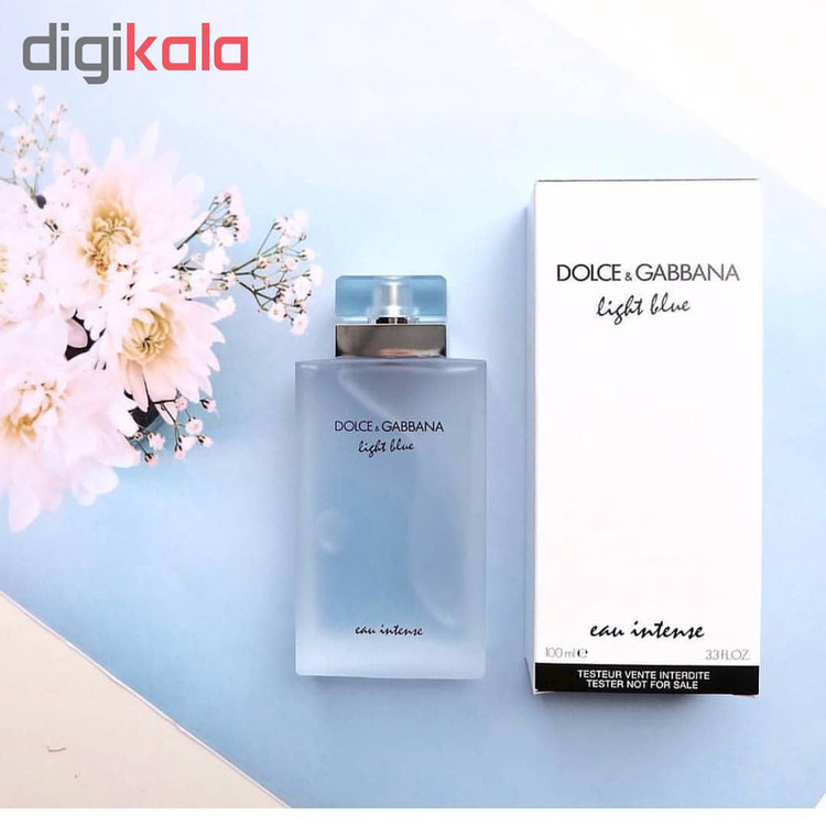 تستر ادو پرفیوم زنانه دولچه اند گابانا مدل Light Blue Eau Intense حجم 100 میلی لیتر