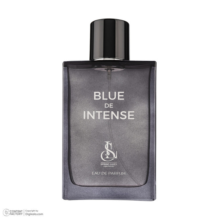 ادو پرفیوم مردانه اسپرینگ لیلیز مدل Blue De Intense با رایحه خنک حجم 100 میلی لیتر