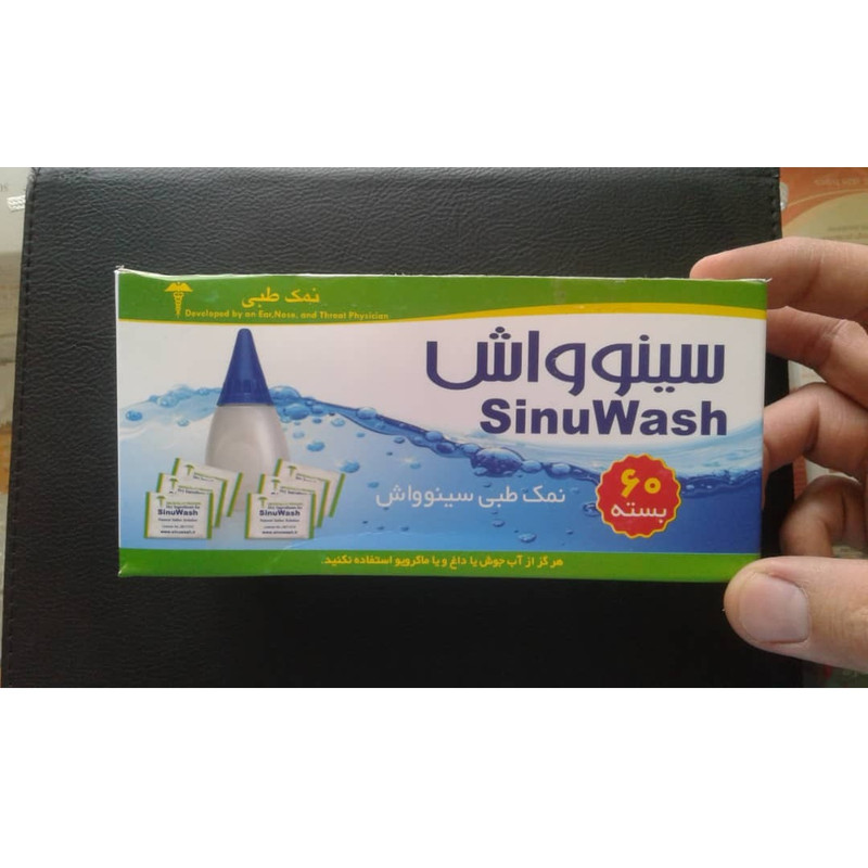 نمک طبی سینوواش مدل Nasal Wash بسته 60 عددی