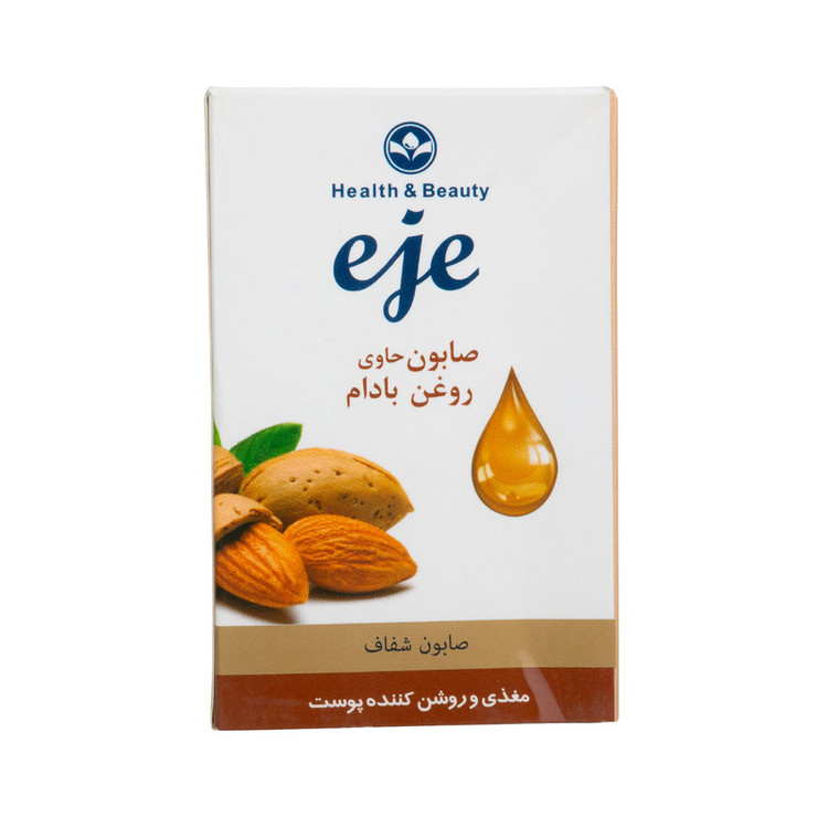 صابون شستشو تغذیهکننده صورت اژه مدل بادام مناسب برای انواع پوست وزن 100 گرم