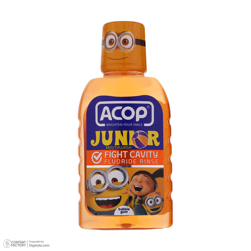 دهان شویه کودک اکوپ مدل JUNIOR ANTI CAVITY حجم 300 میلی لیتر