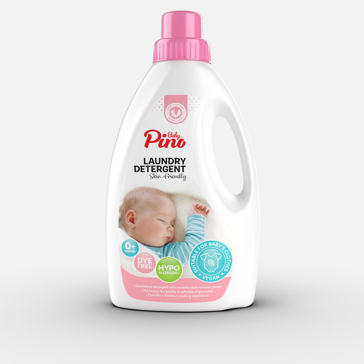 مایع لباسشویی نوزاد و کودک پینو بیبی مدل PINK حجم 2000 میلی لیتر بسته 2 عددی