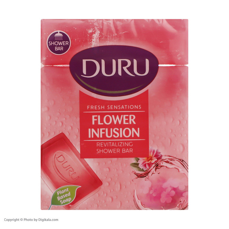 صابون شستشو دورو مدل Flower Infusion تحت لیسانس وزن150 گرم بسته 4 عددی