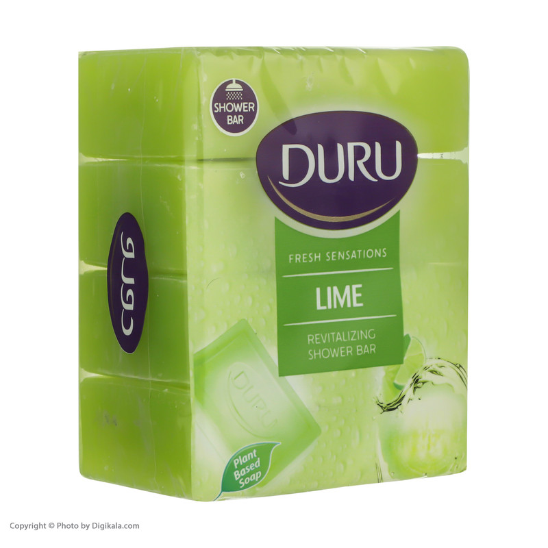 صابون شستشو دورو مدل LIME تحت لیسانس وزن150 گرم بسته 4 عددی