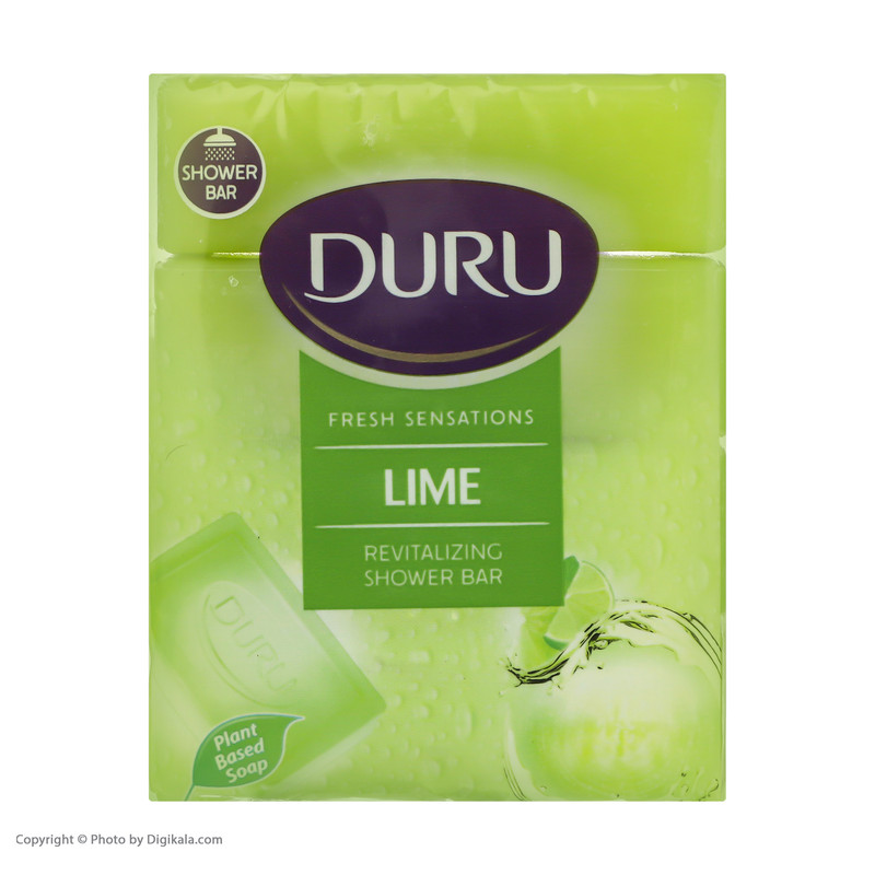 صابون شستشو دورو مدل LIME تحت لیسانس وزن150 گرم بسته 4 عددی