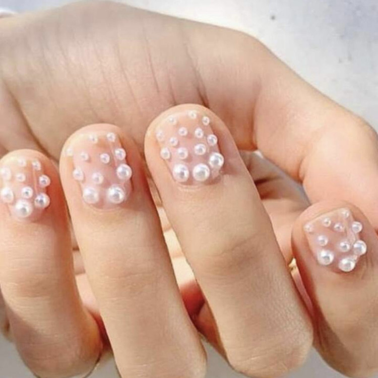 نگین صورت مدل مروارید بسته 150 عددی