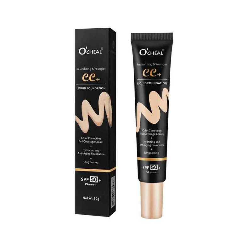 کرم پودر CC مایع SPF50 اوچیل مدل profesional شماره 01 مناسب برای انواع پوست حجم 30 میلی لیتر