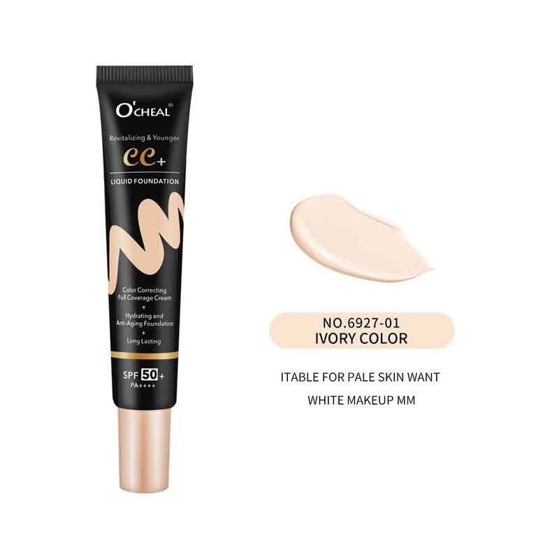 کرم پودر CC مایع SPF50 اوچیل مدل profesional شماره 01 مناسب برای انواع پوست حجم 30 میلی لیتر